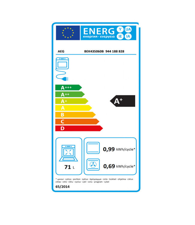 AEG 6000 serie SurroundCook® Heteluchtoven BEK435060B