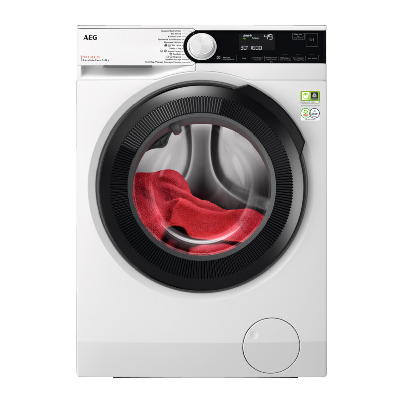 AEG AEG 9000 serie AbsoluteCare® Wasmachine voorlader 8 kg LR9586BN4