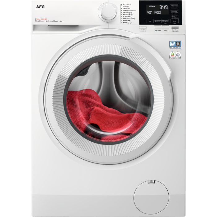 AEG 7000 serie ProSteam® UniversalDose Wasmachine voorlader 8 kg LR73CU86 afbeelding