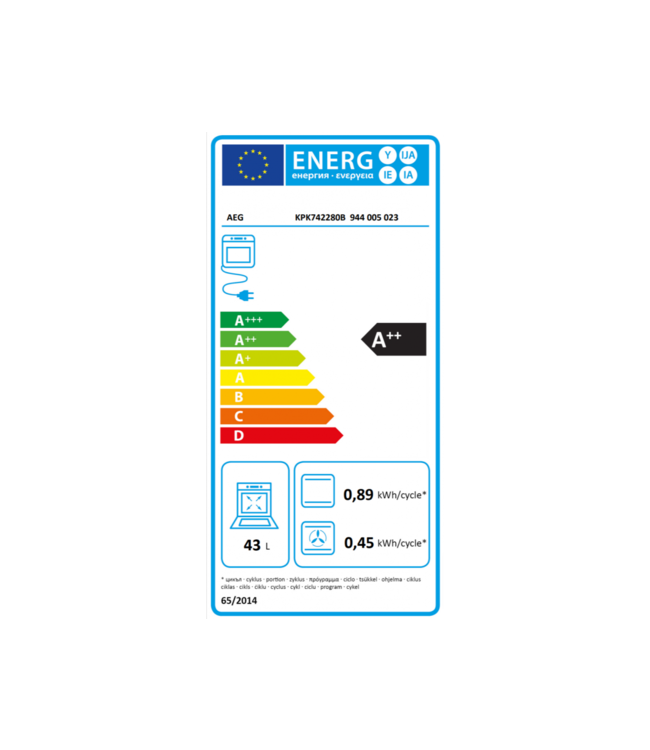 AEG 8000 AssistedCooking Heteluchtoven met pyrolysereiniging KPK742280B