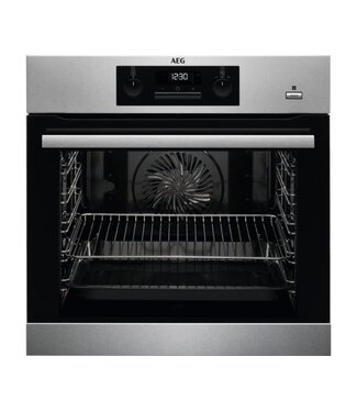 AEG AEG 6000 serie SteamBake Heteluchtoven met stoomondersteuning met pyrolysereiniging BPB351020M