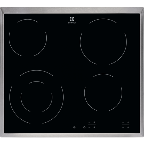 Electrolux Electrolux 300 serie - Vitrokeramische kookplaat, 60 cm EHF6241XOK