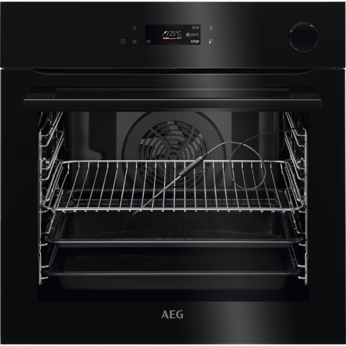 AEG AEG 7000 serie SteamCrisp Heteluchtoven met stoomondersteuning met pyrolysereiniging BSK772281B