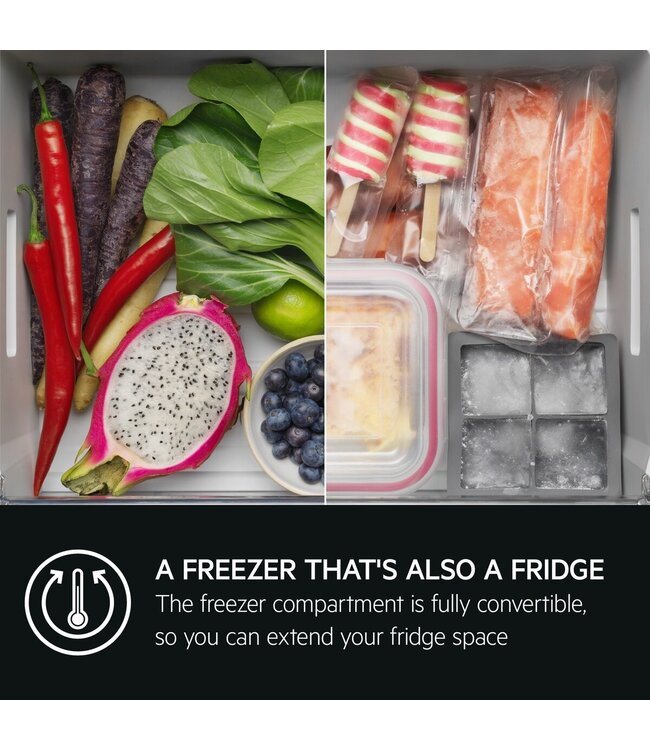 AEG 8000 serie Cooling 360° Koel/vrieskast inbouw NSC8M191DS