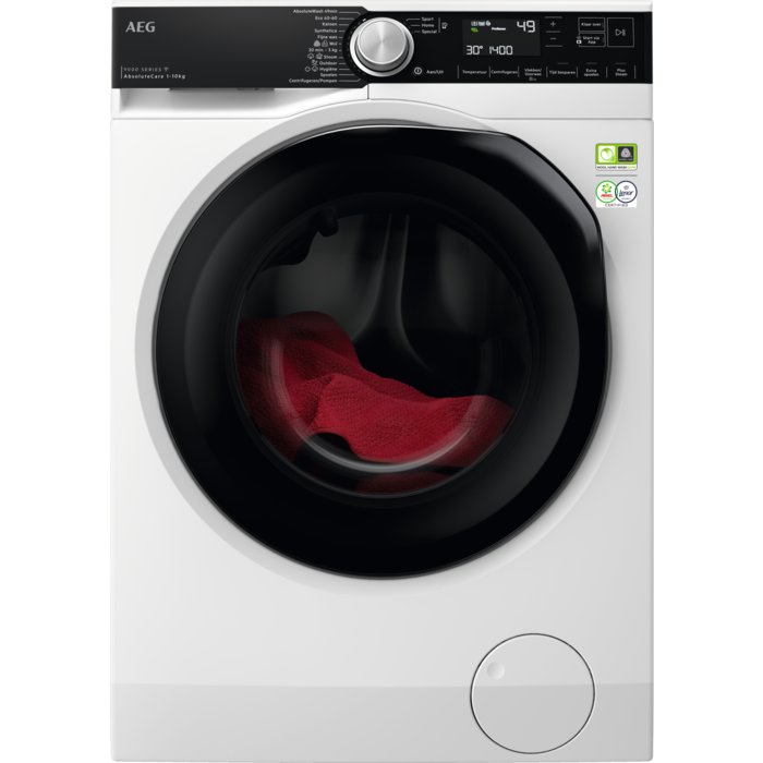 AEG AEG 9000 serie AbsoluteCare® Wasmachine voorlader 10 kg LR9716C8