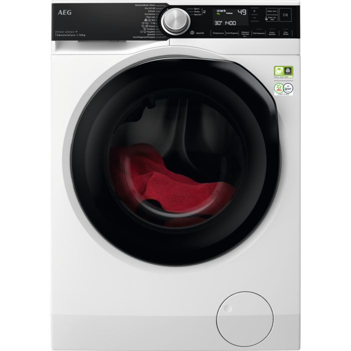 AEG 9000 serie AbsoluteCare® Wasmachine voorlader 10 kg LR9716C8 afbeelding