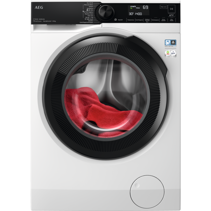 AEG AEG 7000 serie ProSteam® Wasmachine voorlader 10 kg LR7604HC4