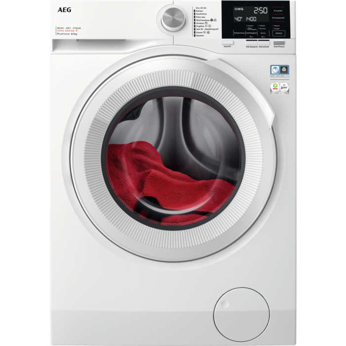 AEG LWR73842 - 7000 serie - Was-droogcombinatie - ProSteam