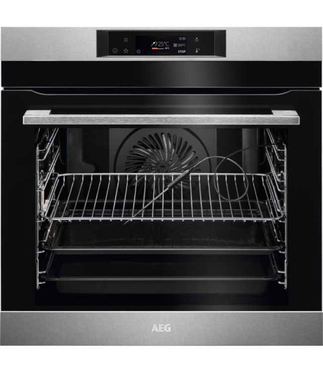 AEG 8000 serie Assisted Cooking Heteluchtoven met pyrolysereiniging BPK742280M