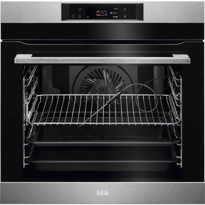 AEG 8000 serie Assisted Cooking Heteluchtoven met pyrolysereiniging BPK742280M afbeelding