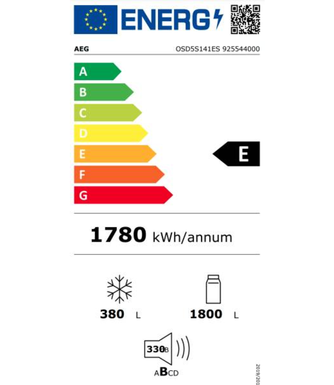 AEG 5000 serie ColdSense Koel/vrieskast inbouw 144.6 cm OSD5S141ES