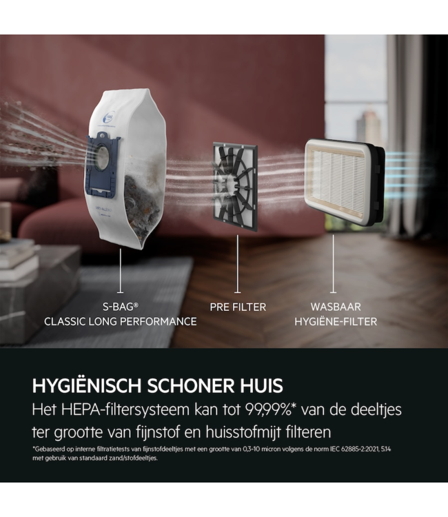 AEG CLEAN 5000 Stofzuiger Met stofzak - 78 dB AB51C1DB