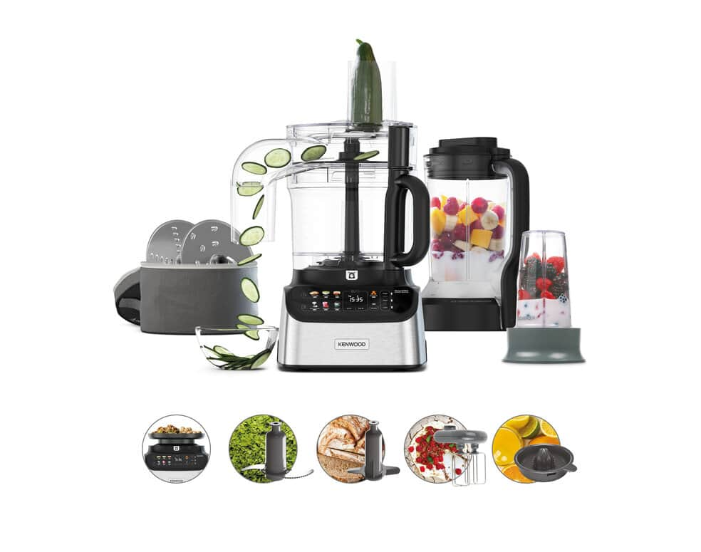 Kenwood MultiPro OneTouch foodprocessor en blender FDM73.850SS afbeelding