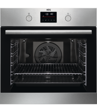 AEG AEG 6000 serie SteamBake Heteluchtoven met stoomondersteuning met pyrolysereiniging BPB355061M