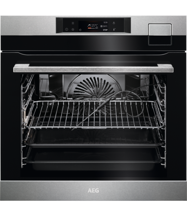 AEG 9000 serie SteamPro Combi hetelucht- en stoomoven BSK792280M