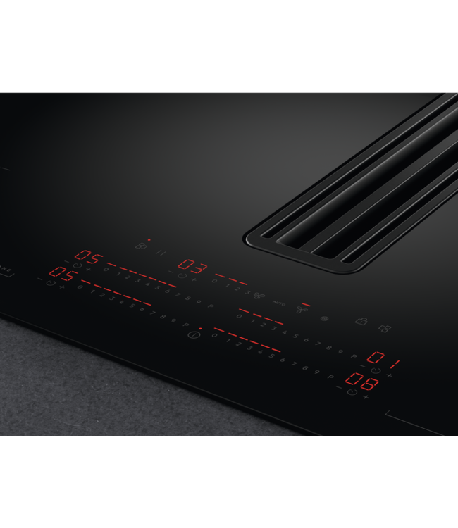 AEG Kookplaat met afzuiging - 6000 ComboHob met Bridge functie, 80 cm NCP84C01FB