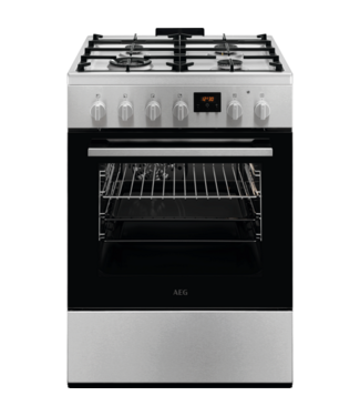 AEG AEG Elektrisch fornuis met gaskookplaat CKB64415BM