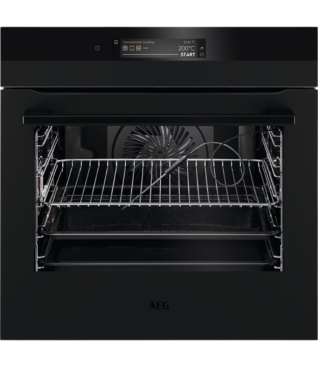 AEG 8000 AssistedCooking Heteluchtoven met pyrolysereiniging BPK848330T