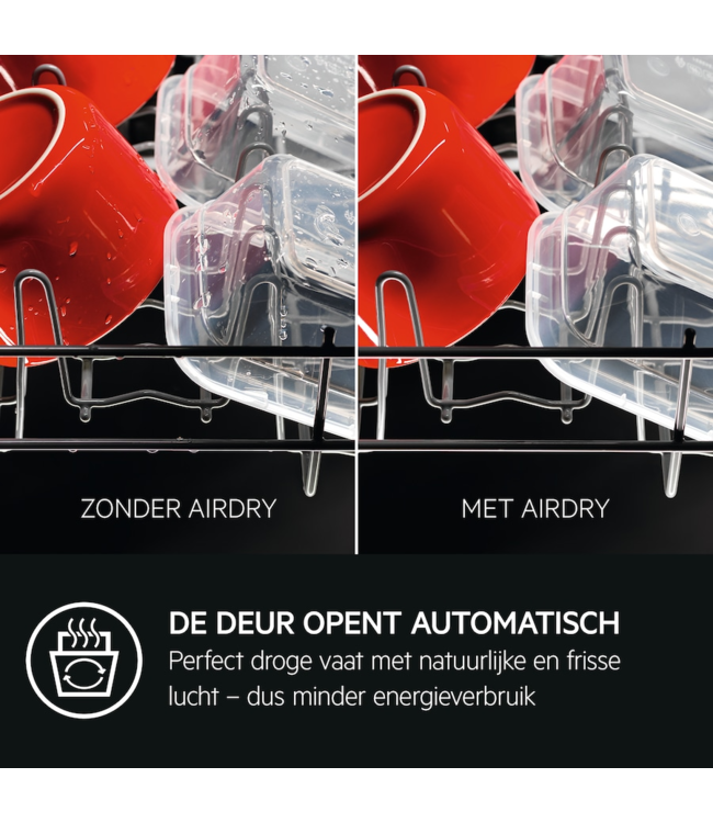 AEG 7000 serie GlassCare Inbouwvaatwasser 45 cm FSE74507P