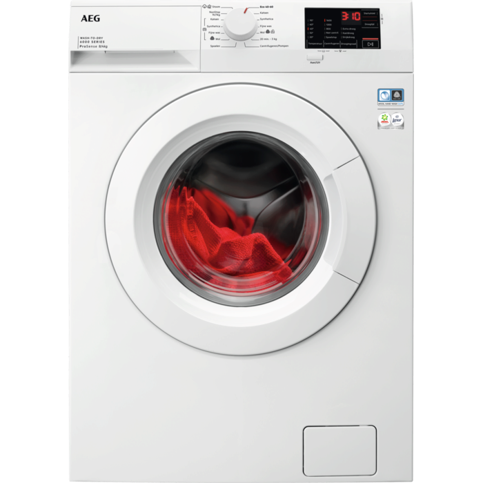 AEG LWF62842 vrijstaand was/droogcombinatie wit zuinig energieklasse D | .