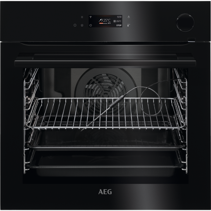 AEG 7000 SteamCrisp - Heteluchtoven met stoomondersteuning met pyrolysereiniging BSE778380B afbeelding