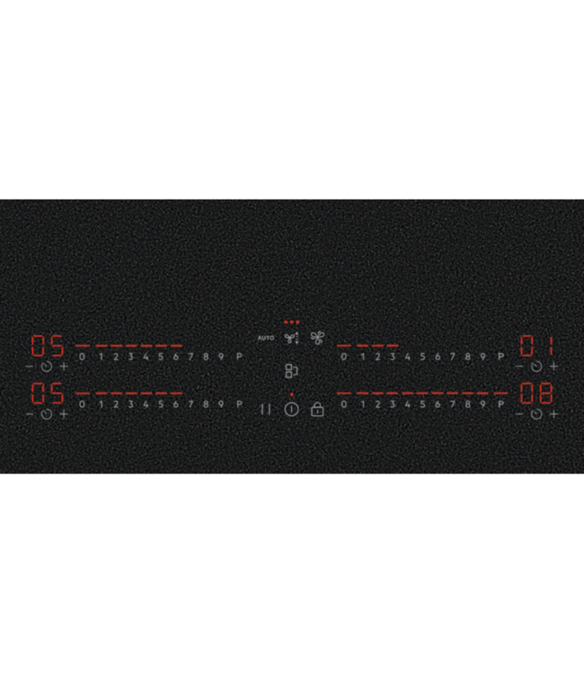 AEG Kookplaat met afzuiging - 6000 ComboHob met brugfunctie SaphirMatt® 80 cm NCH84B03CZ