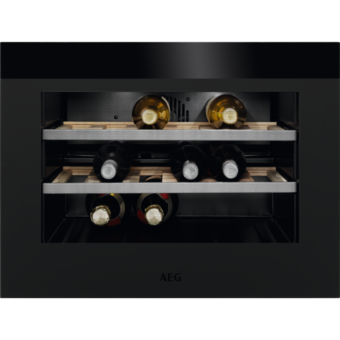 AEG KWK884520T - Inbouw wijnkoelkast - Zwart - 18 flessen - 39 dB