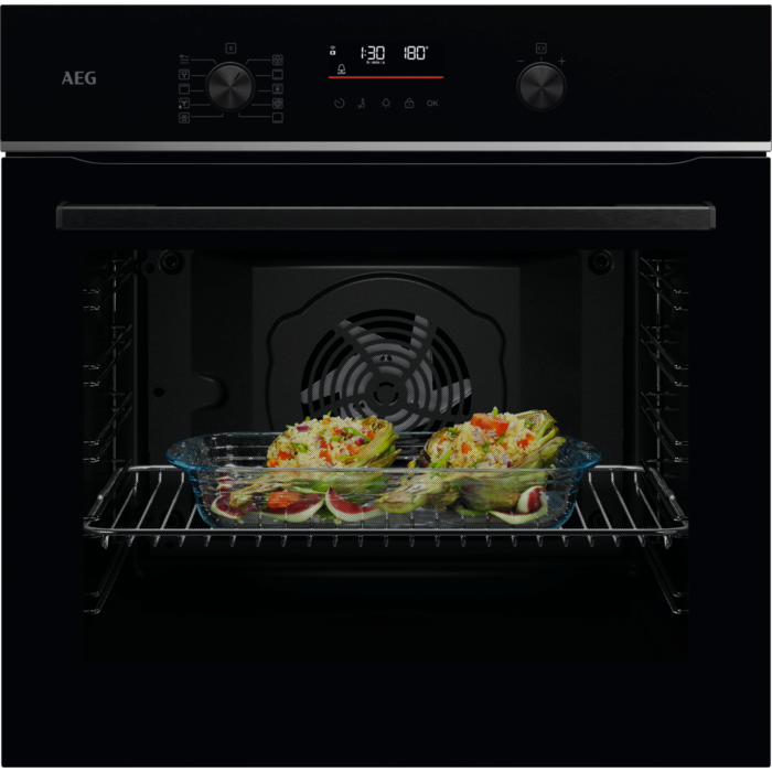 AEG 5000 SurroundCook - Heteluchtoven met pyrolysereiniging TU5PB401SB afbeelding