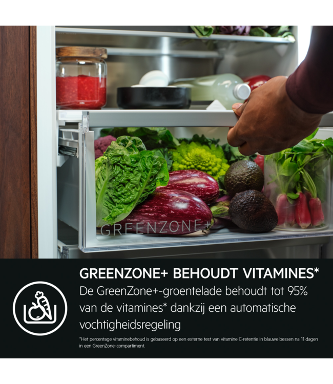 AEG 7000 serie GreenZone Koel-vriescombinatie inbouw 178 cm NSC7G181DS