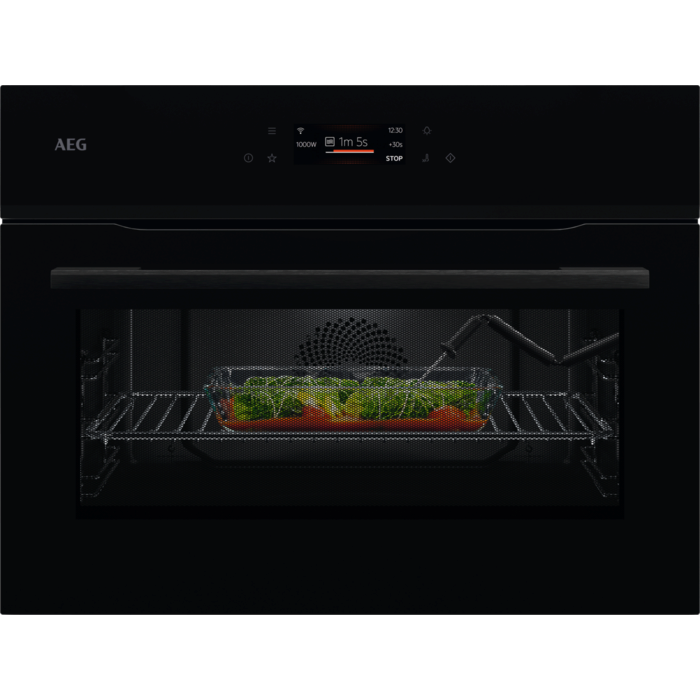 AEG 8000 MealAssist Heteluchtoven met magnetron NKK8N621B afbeelding