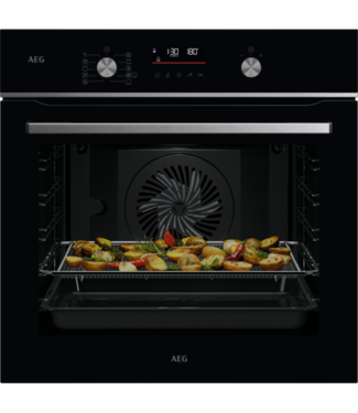 AEG AEG 6000 SenseCook - Heteluchtoven met pyrolysereiniging OS6PB52WAB