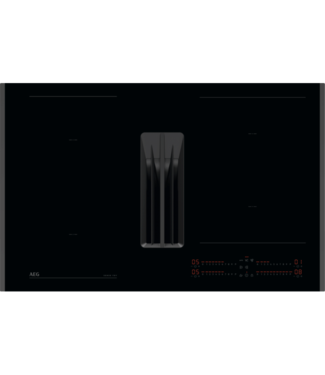 AEG AEG Kookplaat met afzuiging - 7000 ComboHob SenseFry 80 cm NCH84C23FB