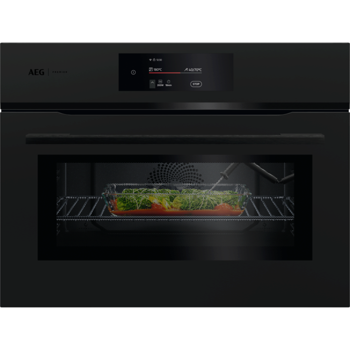 AEG 8000 MealAssist Heteluchtoven met magnetron CM7600T afbeelding