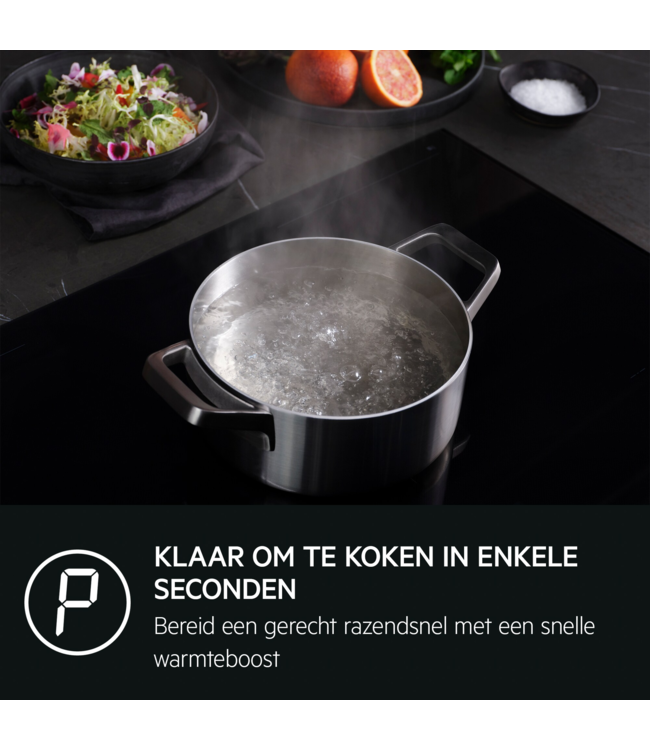 AEG 7000 serie SenseBoil¨ inductie Kookplaat 80 cm IAE84411FB