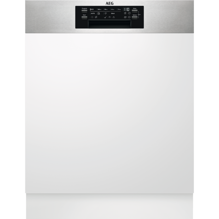 AEG FEE7571APM | half geintegreerde vaatwasser | Airdry | Besteklade | Energielabel B
