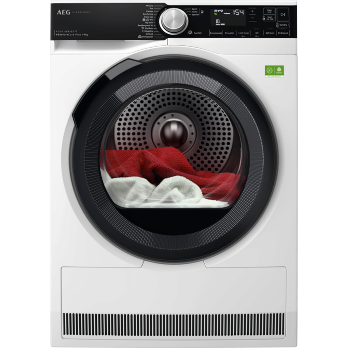 AEG 9000 AbsoluteCare® Plus - Warmtepomp Droger 9 kg TR9HAMBURG afbeelding