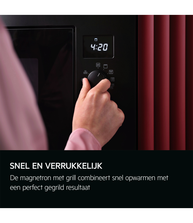 AEG 5000 Magnetron inbouw 25 l Zwart TS5GM251EB