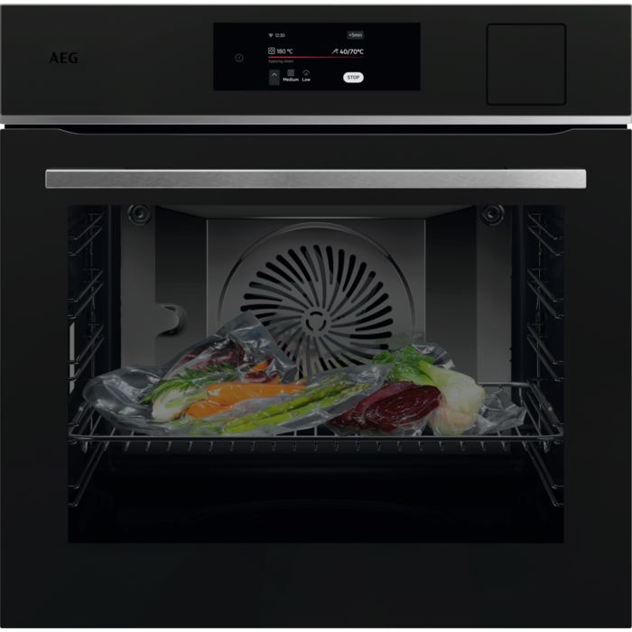 AEG 8000 MealAssist met SteamPro Combi hetelucht- en stoomoven TP8SB73WAT afbeelding