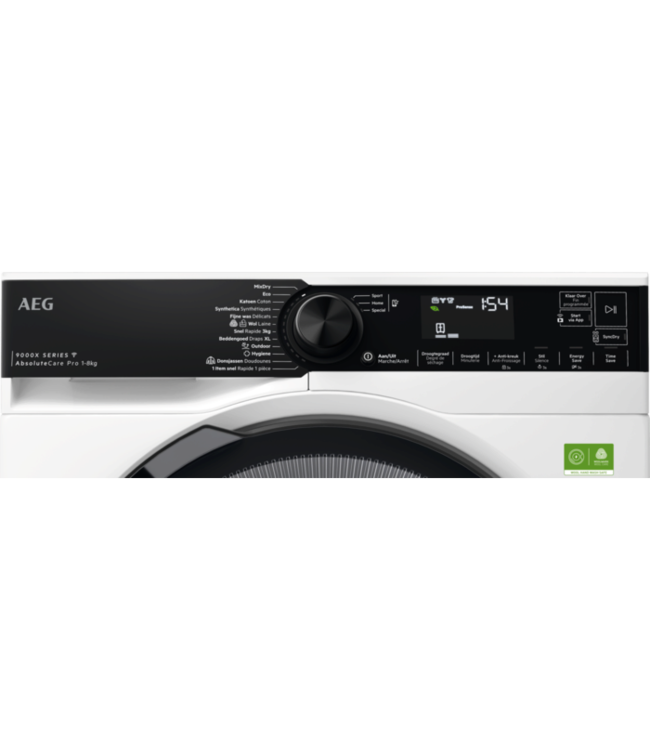 AEG 9000X AbsoluteCare® Pro - Warmtepomp Droger 8 kg  TR96CVC89