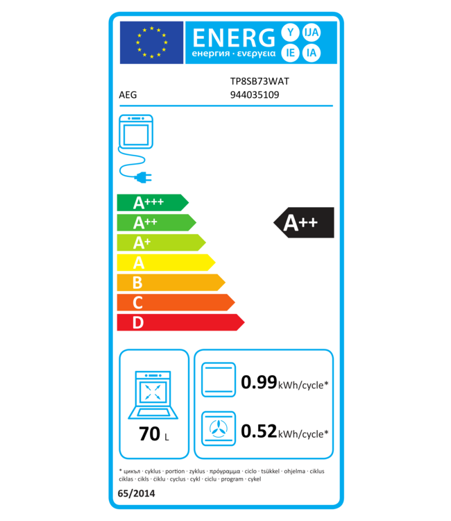 AEG 8000 MealAssist met SteamPro Combi hetelucht- en stoomoven  TP8SB73WAT