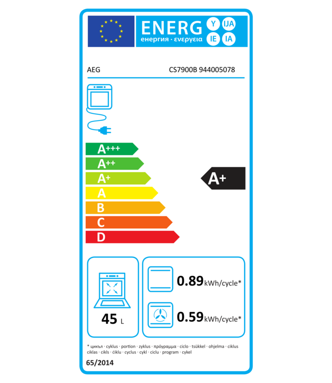 AEG 8000 MealAssist met SteamPro - Combi hetelucht- en stoomoven CS7900B