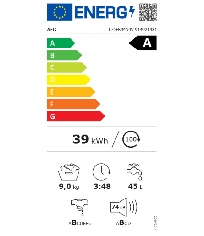 AEG 7000 ProSteam® - UniversalDose 9 kg L76FR94N4V
