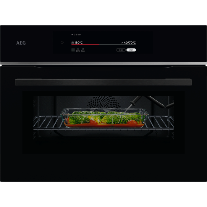 AEG 9000 ProAssist - Heteluchtoven met magnetron TK9NK921B