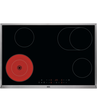 AEG AEG 3000 Radiant Hob - vitrokeramische kookplaat, 80 cm HK834060XB AEG AEG 3000 Radiant Hob - vitrokeramische kookplaat, 80 cm HK834060XB