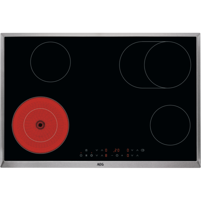 AEG 3000 Radiant Hob - vitrokeramische kookplaat, 80 cm HK834060XB