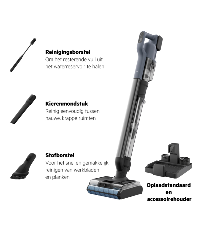 AEG Ultimate 8000 Steelstofzuiger tot 80 min gebruiksduur AW82U1DB