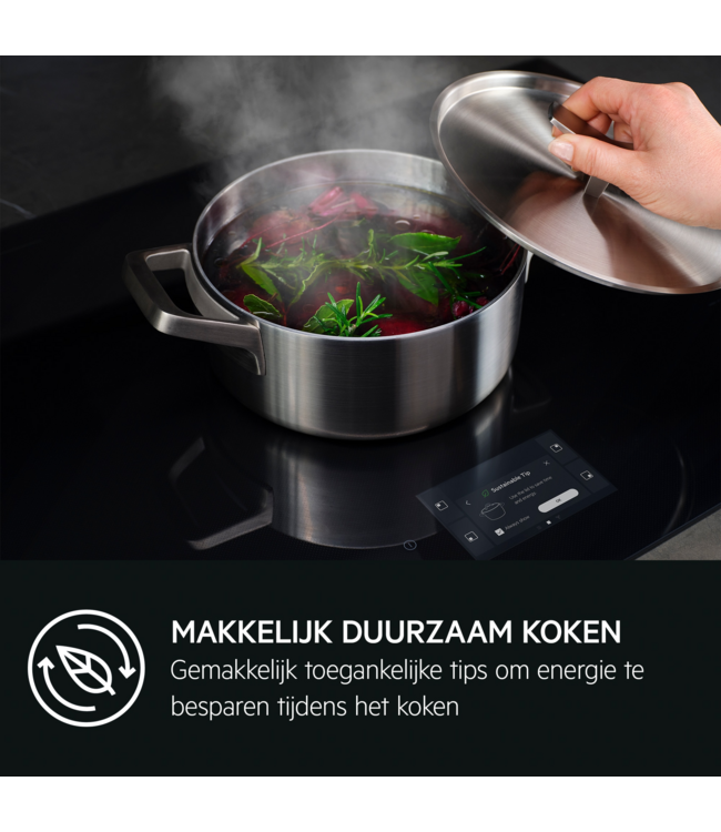 AEG 8000 Sense Boil+Fry - inductiekookplaat, 80 cm NIG84B30IB
