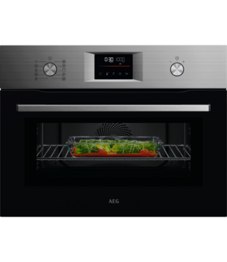 AEG AEG 6000 CombiQuick - Heteluchtoven met magnetron NKK6N40M