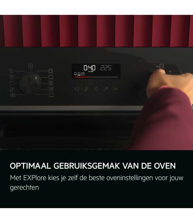 AEG 5000 CombiAir - Magnetron met heteluchtfunctie  NKO5N401B