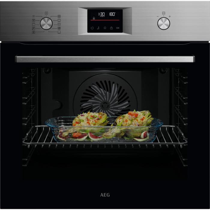 AEG 5000 SurroundCook met SteamBake - Heteluchtoven met stoomondersteuning met pyrolysereiniging OA5PB40WAM